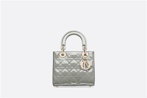 lady dior gray|Lady Dior patent leather.